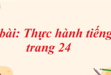 Soạn bài Thực hành tiếng Việt trang 24 SGK Ngữ Văn 7 tập 1 Kết nối tri thức - chi tiết>